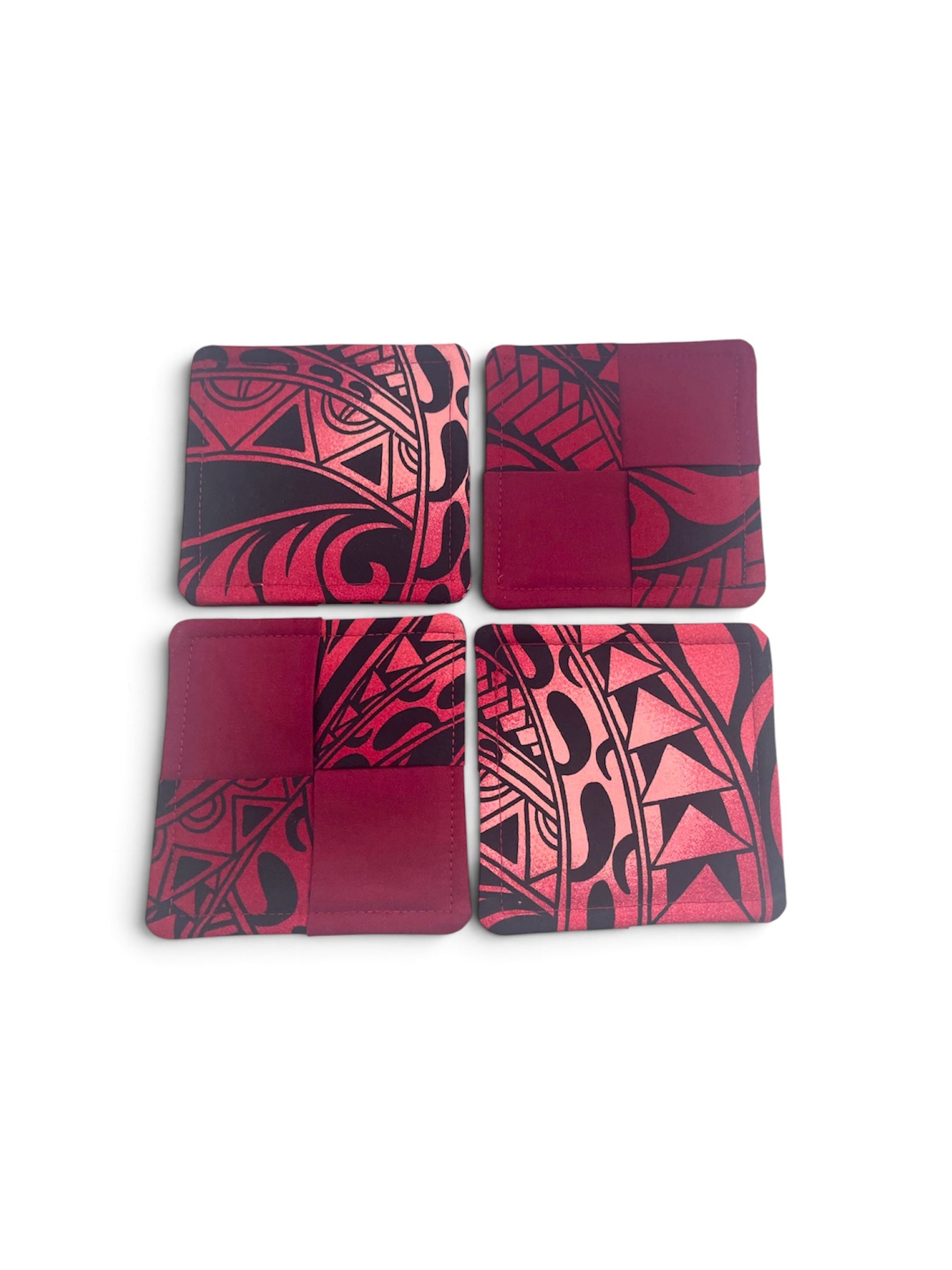 FABRIC COASTERS  SET OF 4 - $12.00