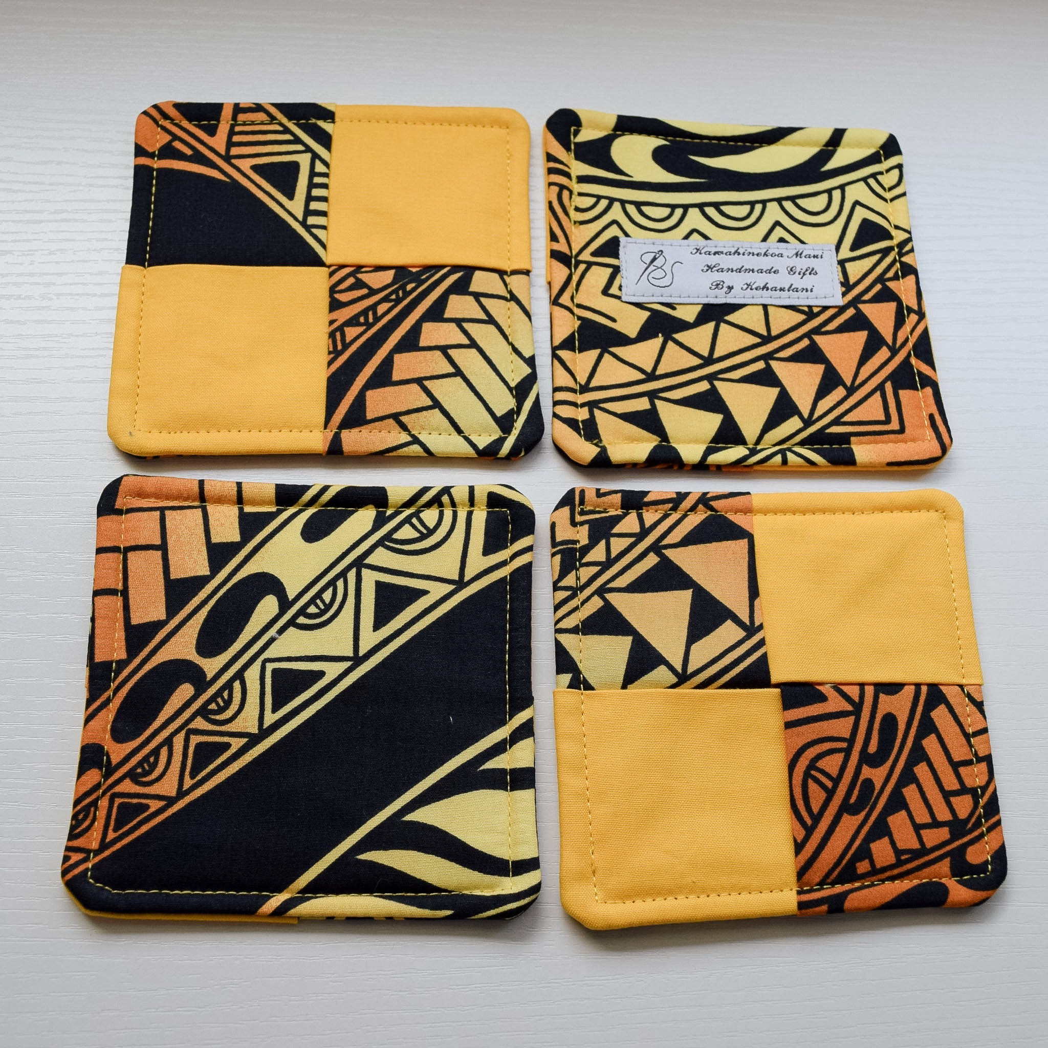 FABRIC COASTERS  SET OF 4 - $12.00
